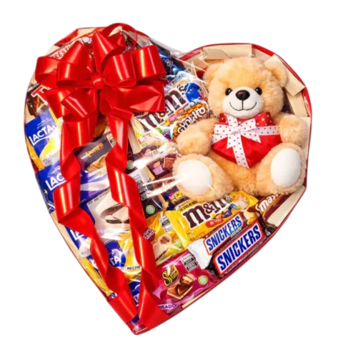 Coração de Chocolate Gigante Urso N°2