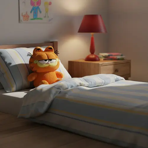 Pelúcia Garfield 20 Cm Antialérgica Envio Imediato