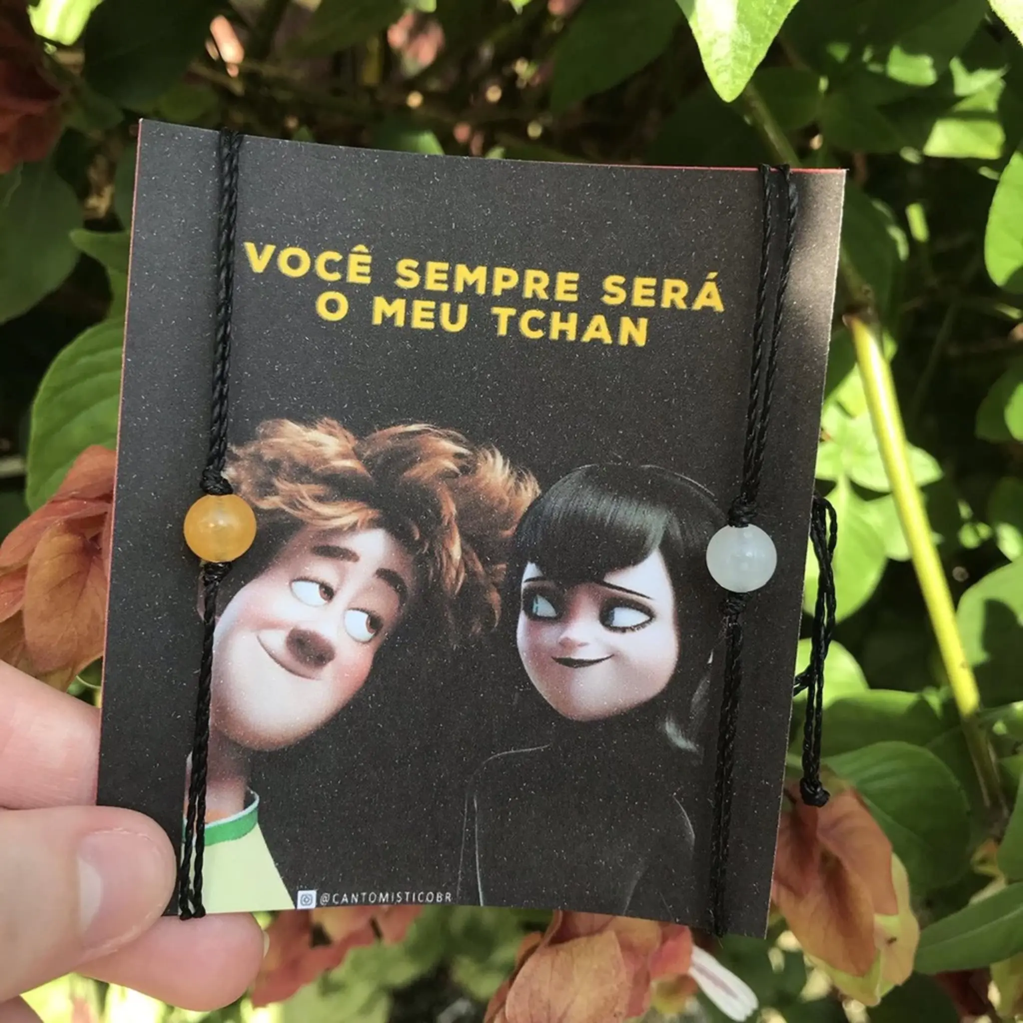 Par de Pulseiras você é meu tchan (Brilha no Escuro)
